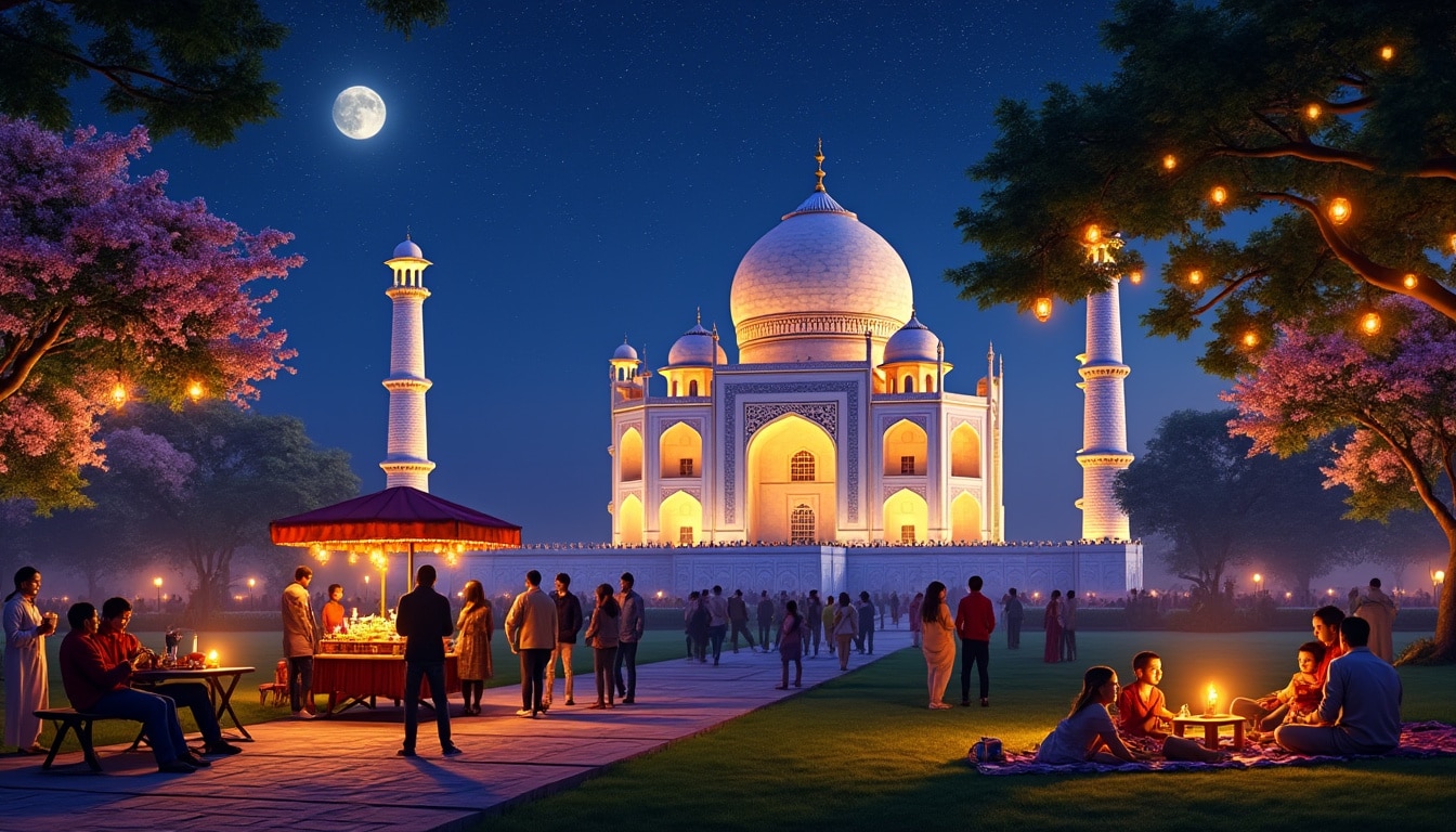 Taj Mahal Sunrise View
